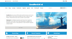 Desktop Screenshot of goedbericht.nl